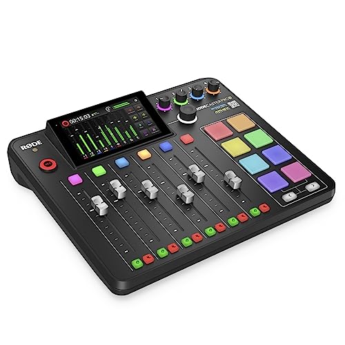 RØDE RØDECaster Pro II Alles in 1 Produktionslösung für Podcasting, Streaming, Musikproduktion und Inhaltserstellung, Black
