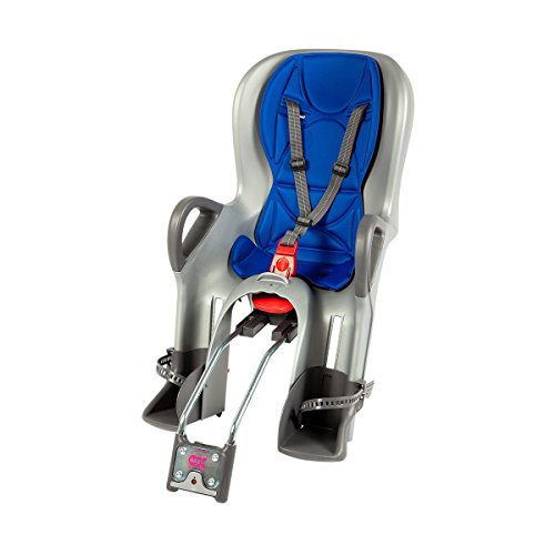 OKBABY 10    Fahrradsitz hinten für Kinder bis 22 kg mit Liegefunktion   Schwarz und Grau