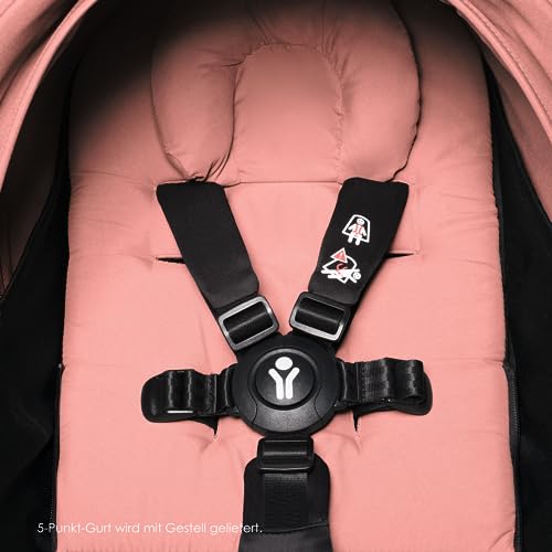 BABYZEN YOYO 0  Neugeborenen Set, Ginger   Inklusive Matratze, Verdeck, Kopfstütze und Fußabdeckung   YOYO2 Kinderwagengestell erforderlich (separat erhältlich)