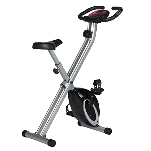 Ultrasport Heimtrainer Fahrrad Klappbar I Hometrainer Fahrrad Klappbar mit Komfort Sattel I Ergometer Heimtrainer, Fitnessbikes, Indoor Bike, Trimmrad Heimtrainer Klappbar