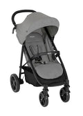 Graco EeZeFold Sportwagen mit cleverem Faltmechanismus, ab Geburt bis ca. 3 Jahre (0 bis 15 kg), inkl. Regenverdeck, grau, Steeple Gray