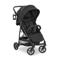 hauck Buggy Rapid 4R Plus, ab Geburt bis ca. 3 Jahren, Sonnendach mit UV Schutz 50 , Kinderbuggy Klein Zusammenklappbar, mit Liegefunktion, Getränkehalter, Höhenverstellbar, Großer Korb (Black)