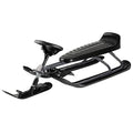 STIGA Erwachsene Schlitten Snowracer Rennrodel King Size GT Lenkschlitten Schwarz/Weiss