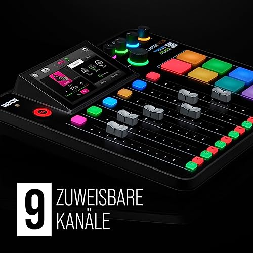 RØDE RØDECaster Pro II Alles in 1 Produktionslösung für Podcasting, Streaming, Musikproduktion und Inhaltserstellung, Black