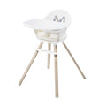 Maxi Cosi Moa 4 in 1 Kinderhochstuhl mitwachsend, 6 Mon–7 Jahre, 0–25kg, verstellbarer Hochstuhl Baby, in eine Sitzerhöhung, einen Hocker und einen kleinen Tisch mit Sitz verwandelbar, Beyond White