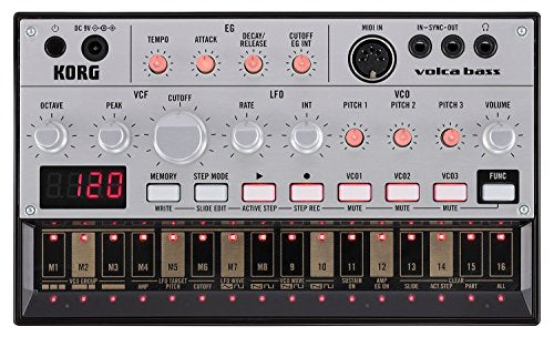 Korg VOLCA BASS Analog Synthesizer Schwarz