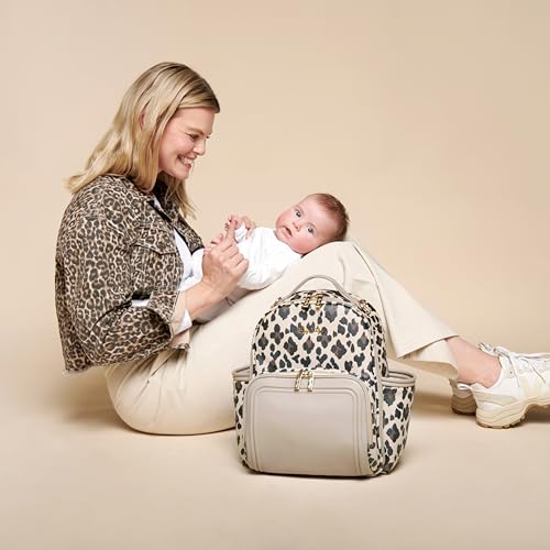 Itzy Ritzy Diaper Bag Backpack – Large Capacity Boss Backpack Diaper Bag Featuring Bottle Pockets