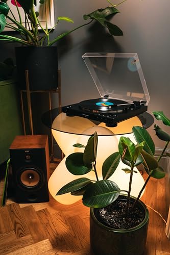 Audio Technica LP60XBTBK Vollautomatischer Stereo plattenspieler mit Riemenantrieb Schwarz