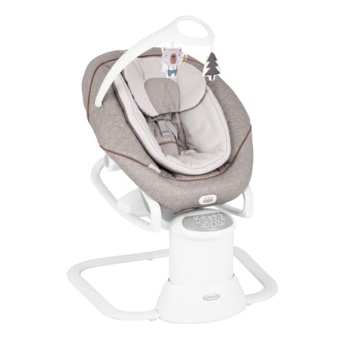 Graco All Ways™ Soother 2 in 1, elektirsche Babyschaukel und tragbare Wippe, ab Geburt bis ca. 9 Monate (9 kg), mit Vibration und einstellbarer Schwunggeschwindigkeit, Little Adventures