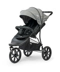 Knorr Baby Joggy S, Babyjogger, Kinderwagen, Jogger, Dreirad, Kinderbuggy mit Einhandfaltsystem, Liegefunktion, Schwenkrad, bis 25 kg belastbar (Sitz 22 kg, Korb 3 kg), klappbar – Grau Melange