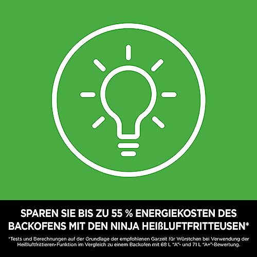 Ninja Schnellkocher Heißluftfritteuse Meersalzgrau ON400EU