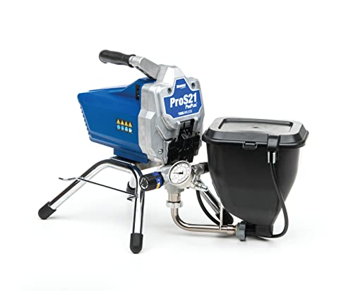 Graco Magnum by Graco 17H213 ProS21 ProPlus Airless Farbspritzgerät für berufliche Anwendungen oder Großprojekte im Haushalt (Fördermenge 1,8 l/min, max. Spritzdruck 207 bar), Blau