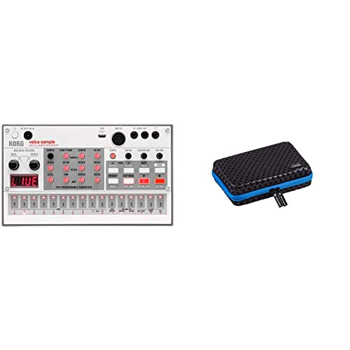 KORG VOLCA SAMPLE2   Probensequenzer   SEQUENZ Softcase, Tasche für KORG volca, Softshell Case mit Reißverschluss, schwarz, grau