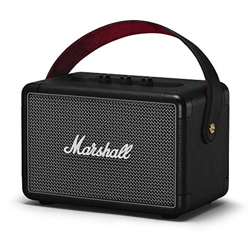 Marshall Kilburn II Bluetooth Tragbarer Lautsprecher, Kabelloser, Wasserabweisend   Schwarz, EU