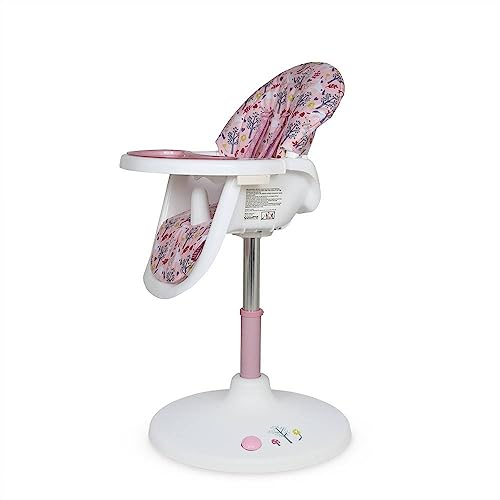 Cosatto 3 Sixti Highchair – Height Adjustable, Swivel, Removable Tray, From 6 months to Toddler, Perfect for Weaning &amp; Feeding (Unicorn Garden)