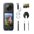 Insta360 X4 Unsichtbares Tauch Bundle – wasserdichte 8K 360° Action Cam, 4K Weitwinkelvideos, Unsichtbarer Selfie Stick, Abnehmbarer Linsenschutz, 135 min Akkulaufzeit, KI Bearbeitung, Stabilisierung