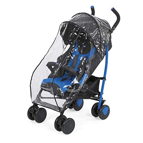 Chicco Echo Leichter Zusammenklappbarer Kinderwagen von 0 Monaten bis 22 kg, Kompakter Kinderbuggy mit Frontbügel, Schlafposition, Regenschirmverschluss, Verstellbarer Sonnenschirm