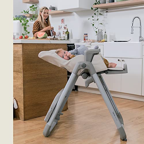 Inglesina My Time Hochstuhl, Pepper, Verstellbar von Geburt bis 36 Monate, Faltbar, Modernes Design, Höchster Komfort und Hygiene