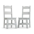 Melissa &amp; Doug Stühle Wooden Chair Pair – Grau