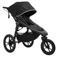 Baby Jogger Summit X3 Kinderwagen zum Joggen | zusammenklappbarer 3 Rad Sportkinderwagen mit Handbremse | Midnight Black