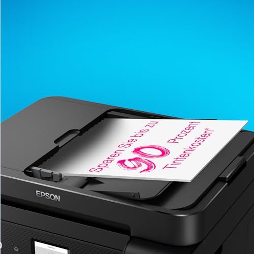 Epson EcoTank ET 4850 A4 Multifunktions Wi Fi Tintentankdrucker, mit einem im Lieferumfang enthaltenen Vorrat an Tinten bis zu 3 Jahren