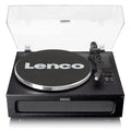 Lenco LS 430 Plattenspieler   Bluetooth Plattenspieler   integrierte Lautsprecher 40 Watt RMS   Riemenantrieb   Pitch Control   Vorverstärker   RCA Out und AUX In   3,5mm   Schwarz LS 430BK