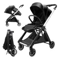 AOODIL Buggy Wendbarer Kinderwagen, Kompakter Kinderwagen, Kinderbuggy Klappbar Liegebuggy, Faltbarer Kleinkinderbuggy mit übergroßem Korb, Buggy mit Liegefunktion für 0 36 Monate, bis 22 kg