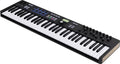 Arturia   KeyLab Essential 61 mk3   MIDI Controller Keyboard für die Musikproduktion   61 Tasten, 9 Drehregler, 9 Fader, ein Modulationsrad, ein Pitch Bend Rad, 8 Pads   Schwarz