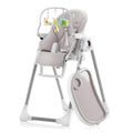 Sweety Fox Hochstuhl Baby mit Liegefunktion   Verstehllbar und Klappbar, Kinderstuhl mit Sicherheitsgurt   Mitwachsender Kinderhochstuhl 6 Monaten bis 3 Jahren, max. 15 kg   Grau