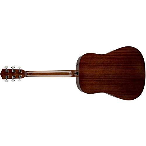 Fender CD 60 Dreadnaught Akustikgitarre (V3), mit Tasche, Sunburst, Walnuss Griffbrett