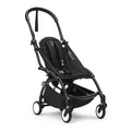 Stokke YOYO3 Gestell, Schwarz   Textilset nicht inbegriffen   Enthält 5 Punkt Gurt, verstellbare Rückenlehne, Sonnenverdeck Verlängerungen, gepolsterte Schultergurte &amp; schützende Aufbewahrungstasche