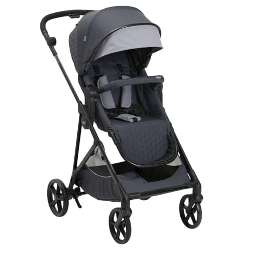 Chicco Kinderwagen Seety, Leicht und kompakt, von 0 Monaten bis 4 Jahren, bis 22 kg, faltbar, verstellbare Rückenlehne, automatischer 1 Stufen Verschluss, Sonnendach und Regenschutz