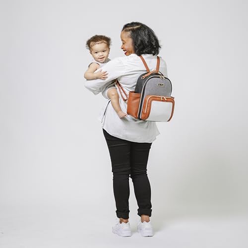 Itzy Ritzy Diaper Bag Backpack – Large Capacity Boss Backpack Diaper Bag Featuring Bottle Pockets
