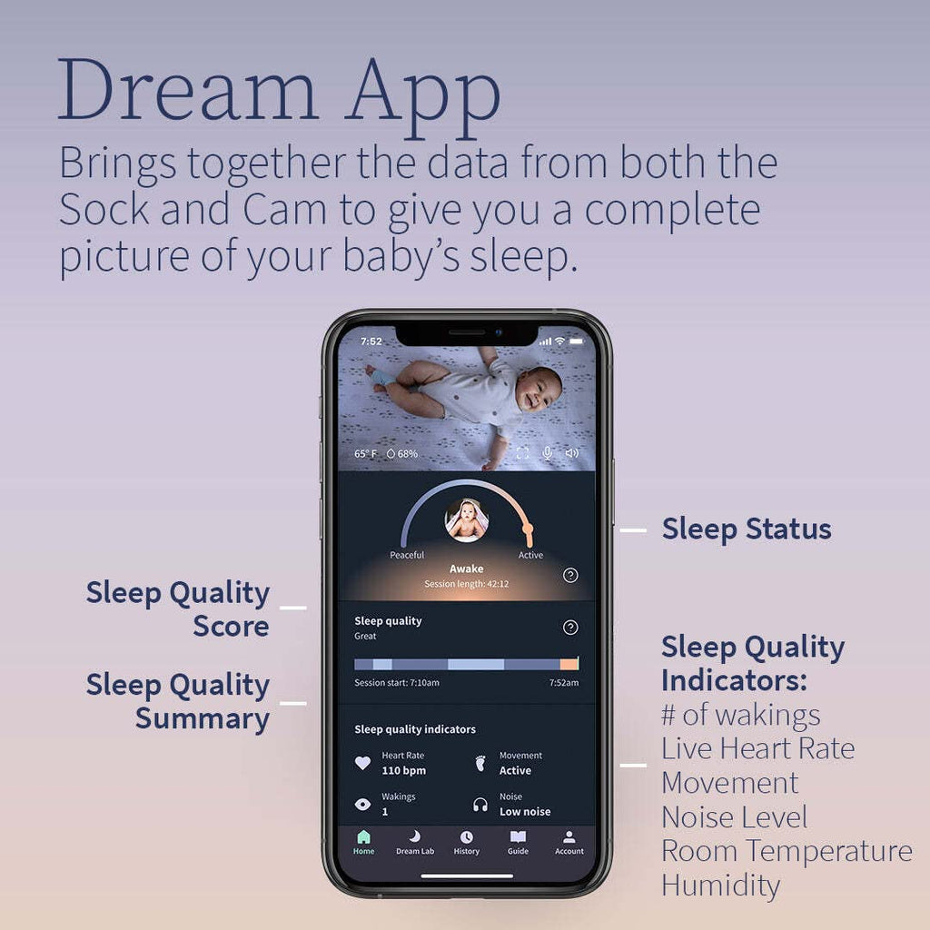 Owlet Dream Duo Smart Babyphone mit Schlafüberwachung