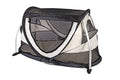 DERYAN Travel Cot Reisebett   PeuterBox   Reisezelt  Lösung für unterwegs   Leicht, Kompakt und Faltbar   Mit Moskitonetz und Tragetasche   Cream