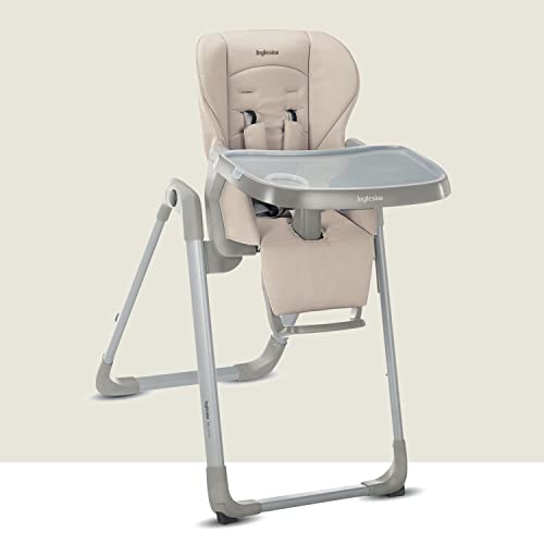 Inglesina My Time Hochstuhl, Pepper, Verstellbar von Geburt bis 36 Monate, Faltbar, Modernes Design, Höchster Komfort und Hygiene