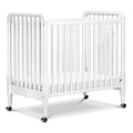 DaVinci Jenny Lind 3 in 1 Cabrio Mini Kinderbett in Weiß, abnehmbare Räder, Greenguard Gold zertifiziert