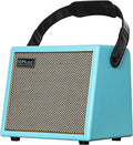 Coolmusic Gitarrenverstärker, 30 Watt Bluetooth Lautsprecher, wiederaufladbar, tragbarer Verstärker mit Mikrofoneingang, unterstützt Lautstärke Bass Treble Control Reverb Chorus Effekt