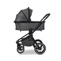 MOON RESEA  anthra, Kombi Kinderwagen Edition , mit Wanne und Sportwagen Sitz, bis 22kg, Kollektion 2025