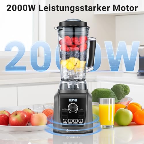 AMZCHEF Standmixer Hochleistungsmixer Technologie Smoothies
