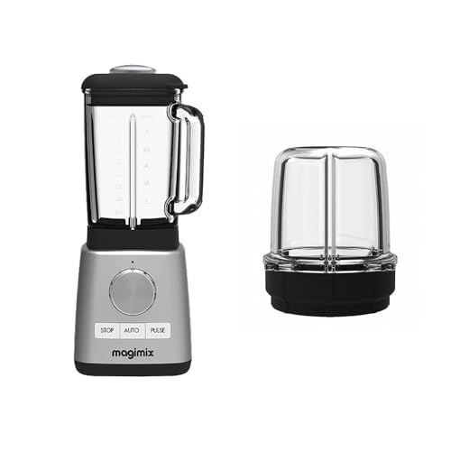 Magimix Power Blender Chrom Minibehälter