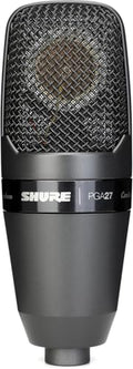 Shure PGA27 Großmembran Kondensatormikrofon mit Nierencharakteristik, inkl. Mikrofonspinne und Transport Case (ohne Kabel)