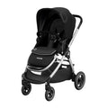 Maxi Cosi Adorra² Kinderwagen, komfortabler, zusammenklappbarer Kombi  mit Einkaufskorb und mehreren Sitzpositionen, nutzbar ab Geburt bis ca. 4 Jahre (0 22 kg), essential black, schwarz