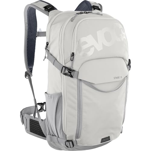 EVOC STAGE 18 technischer Tagesrucksack für Radtouren und Trails (riesiger Stauraum, durchdachtes Taschenmanagement, maximale Rückenbelüftung, verstellbare Schultergurte)