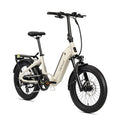 DERUIZ E Bike Klapprad,20 Zoll E Faltrad Elektrofahrrad,3" Fettreifen, 250W Hecknabenmotor 55N.m, 48V/500Wh Akku, Hydraulische Bremsen, Shimano 8 Gang, Max.Reichweite bis 120Km