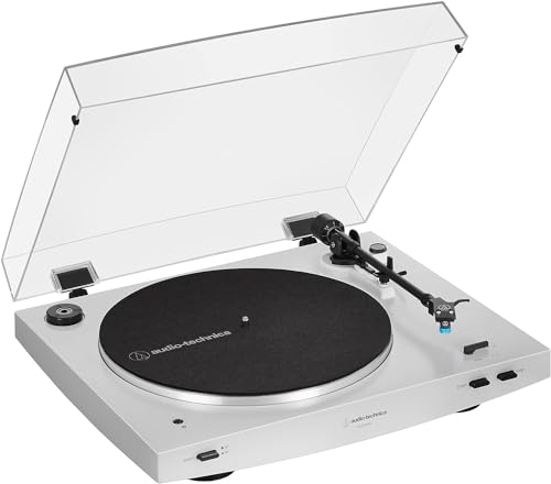 Audio Technica LP3XBTWH Kabelloser Automatischer Plattenspieler Weiß