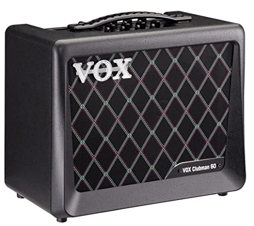 Vox Clubman 60 50W Combo Verstärker für Semi/Fully Hollow Body Gitarren – 2 Kanäle mit Nutube Vakuum Technologie – Schwarz