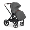 hauck Kinderwagen mit Beindecke Walk N Care ab Geburt bis 22 kg mit Liegefunktion, Becherhalter, Sitz Wendbar &amp; Höhenverstellbar, Gummireifen, Teleskopgriff, UPF 50 , Zusammenklappbar (Dark Grey9