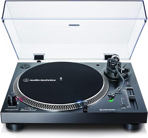 Audio Technica LP120XUSBBK Direktangetriebener Plattenspieler (Analog und USB) schwarz