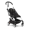 Stokke YOYO3 Gestell, Weiß   Textilset nicht inbegriffen   Enthält 5 Punkt Gurt, verstellbare Rückenlehne, Sonnenverdeck Verlängerungen, gepolsterte Schultergurte &amp; schützende Aufbewahrungstasche
